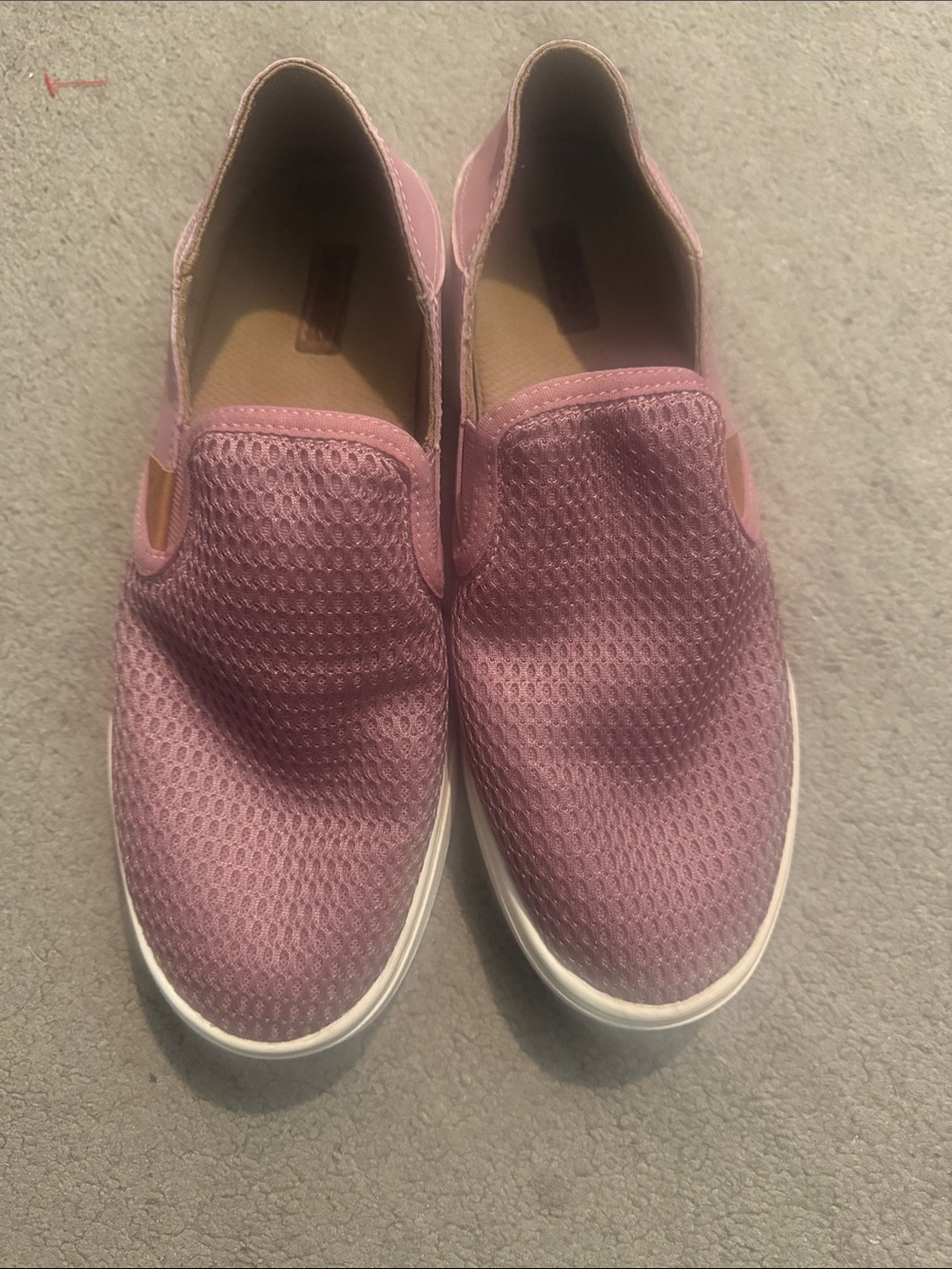Olukai Pehuea Slip-on Comfort Shoes Sneakers Size 7.5 Ash Rose 20271-AVAV